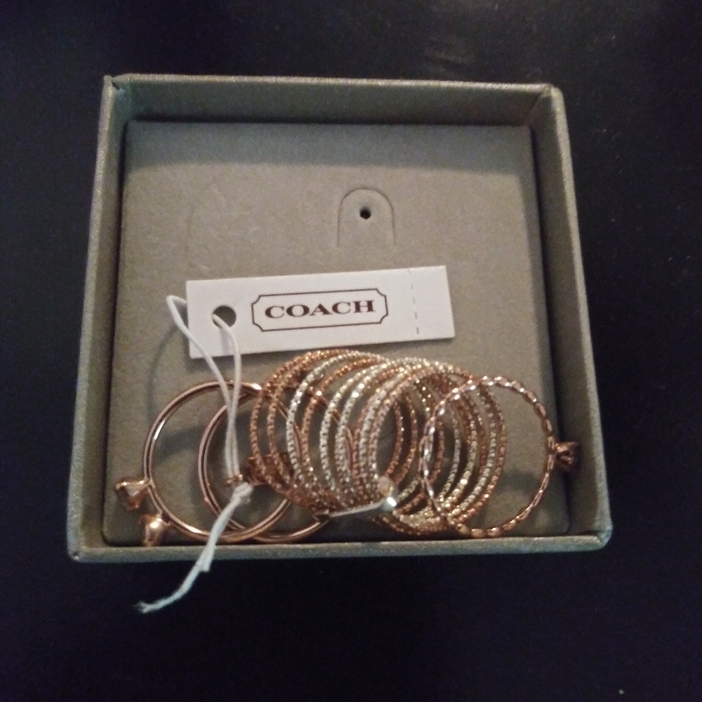 New With Tags Coach Multiple Stack Rings - image 1
